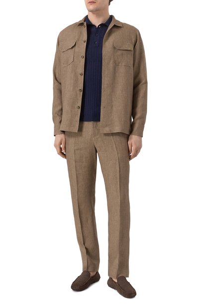 Льняные брюки CAPOBIANCO, арт. 18M810.LL00., фото 2