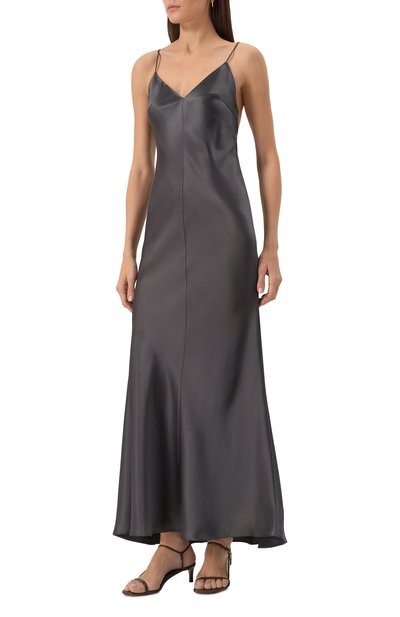 Атласное платье 12 STOREEZ, арт. 130740, фото 3