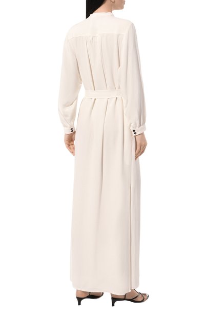 Платье из вискозы A.P.C. белого цвета по цене 46850 руб., арт. VIAKL-F35067, фото 4 Платье из вискозы A.P.C., арт. VIAKL-F35067, фото 4