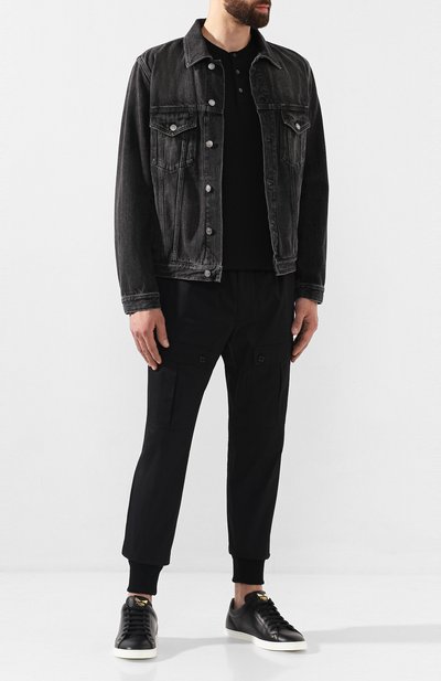 Хлопковые джоггеры DOLCE & GABBANA, арт. GYVLET/FUFIS, фото 2