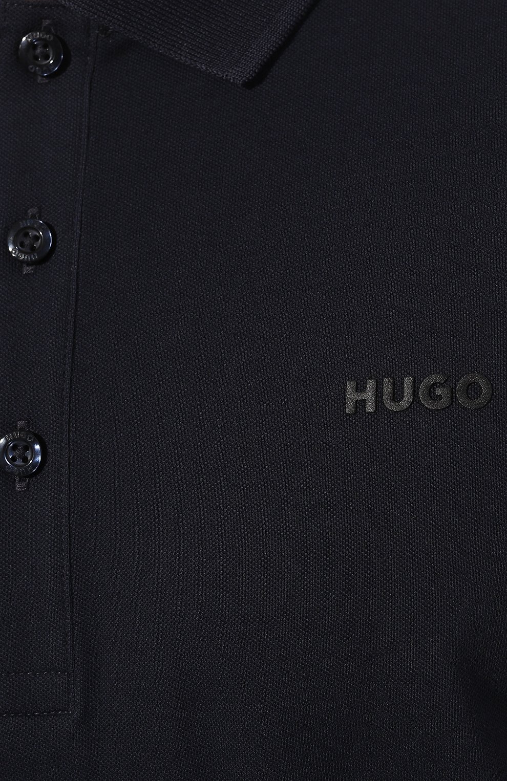 Хлопковое поло HUGO, арт. 50467344, фото 5