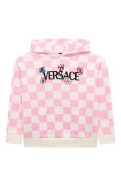 Хлопковое худи VERSACE, арт. 1006744/1A09700/4A-6A, фото 1