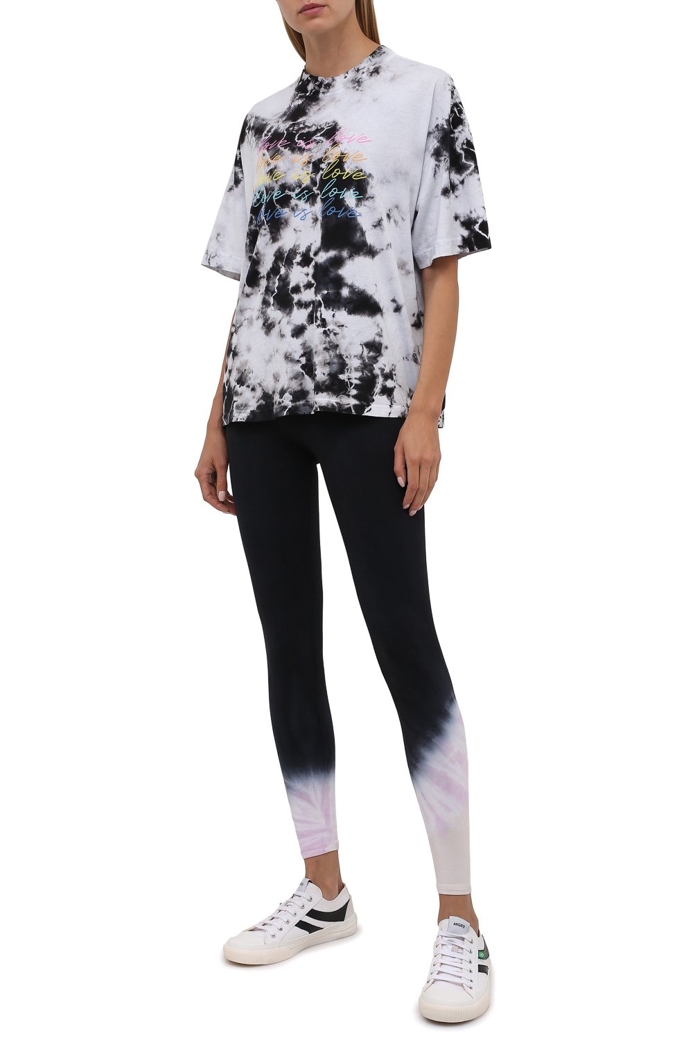 Хлопковая футболка ELECTRIC AND ROSE, арт. LFTP24-L0VE IS L0VE, фото 2
