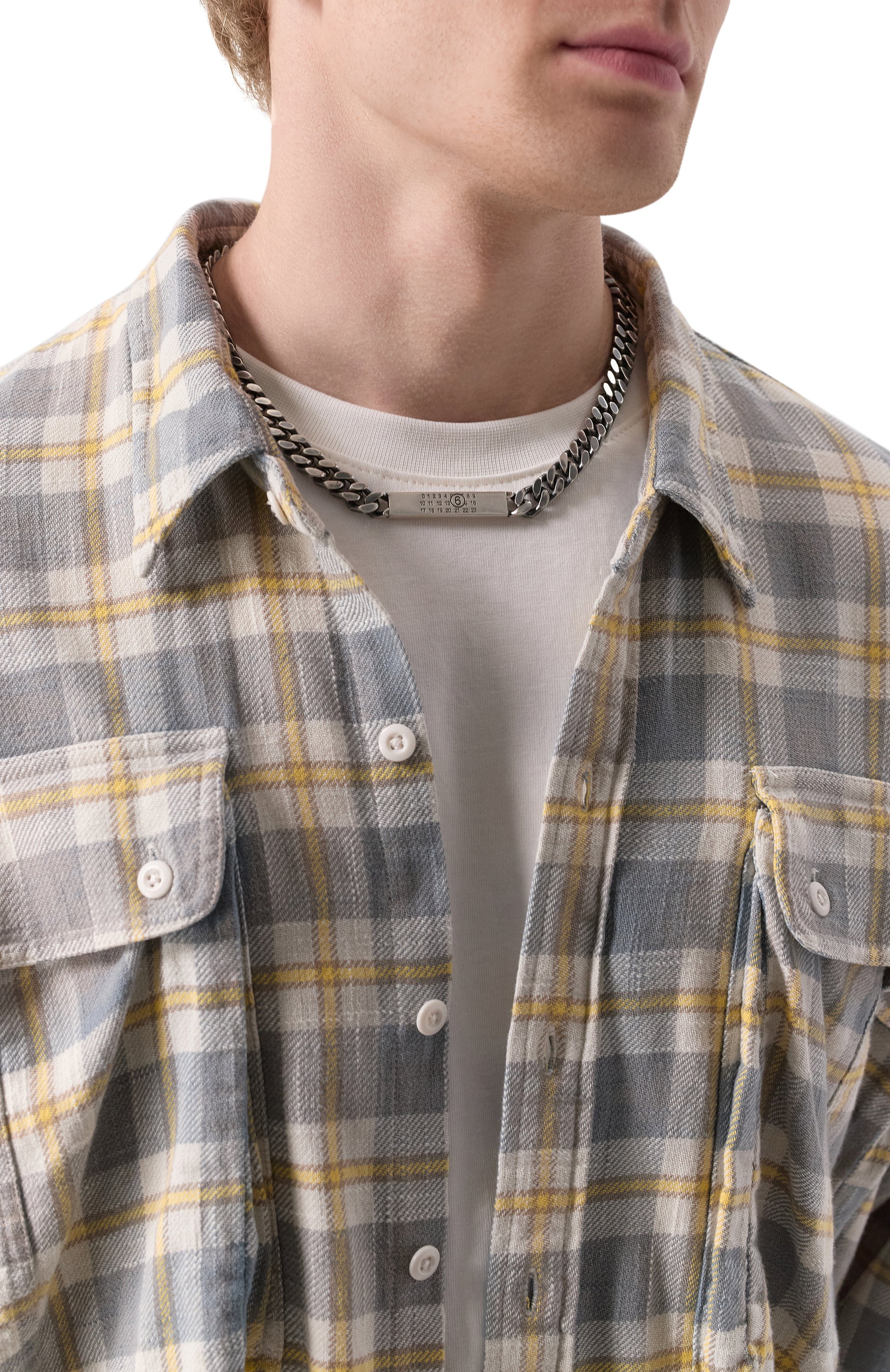 Колье MM6, арт. SM6UU0033 SV0235/PALLADIUM, фото 2