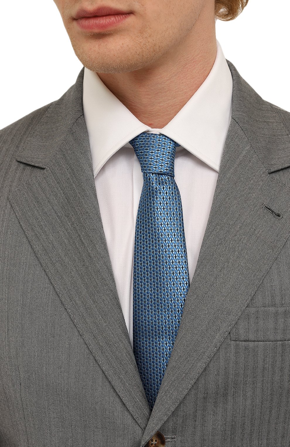 Шелковый галстук CANALI, арт. 18/HJ03767, фото 2