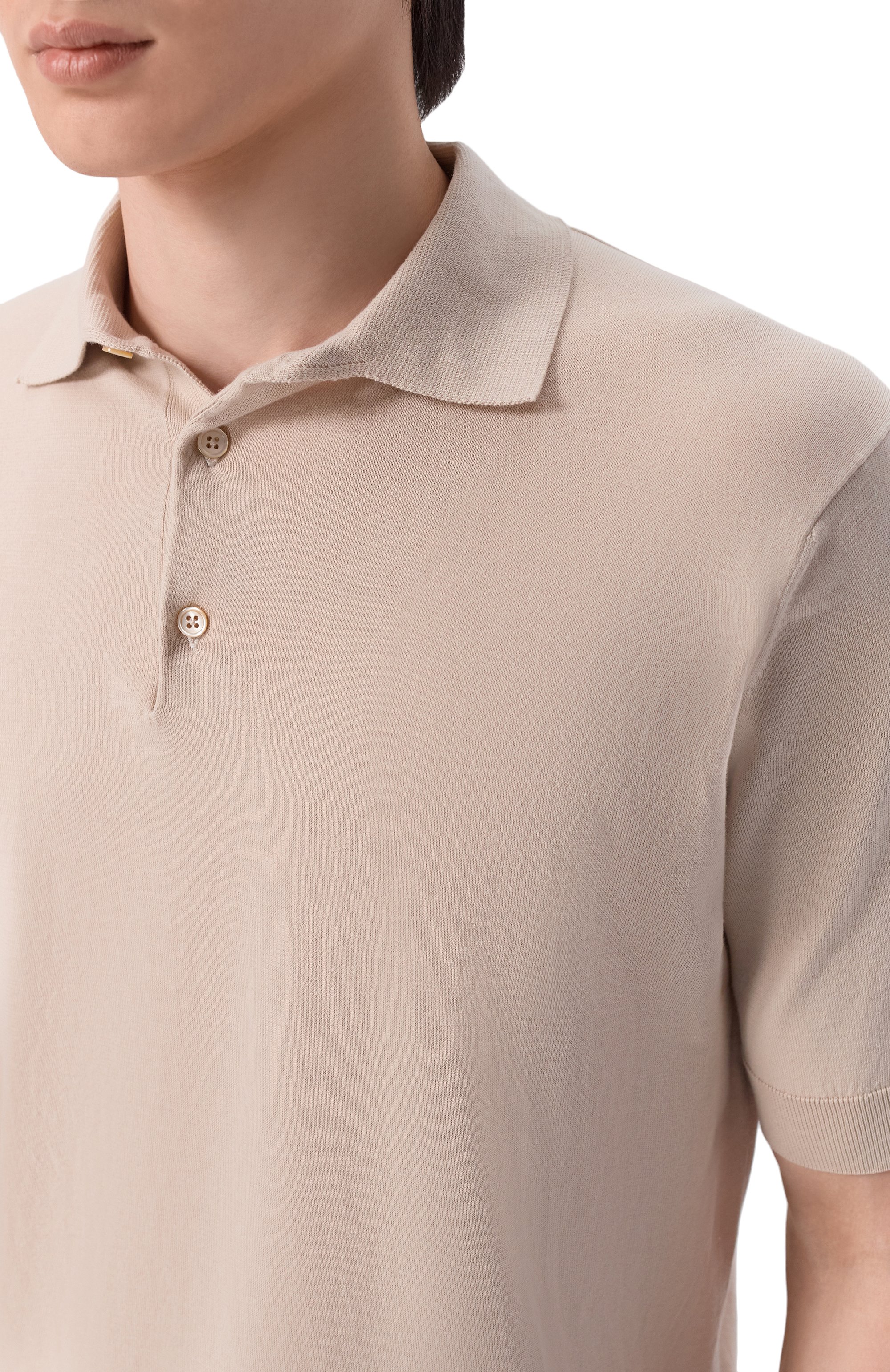 Хлопковое поло ANDREA CAMPAGNA, арт. PL1MC/SI18R, фото 5