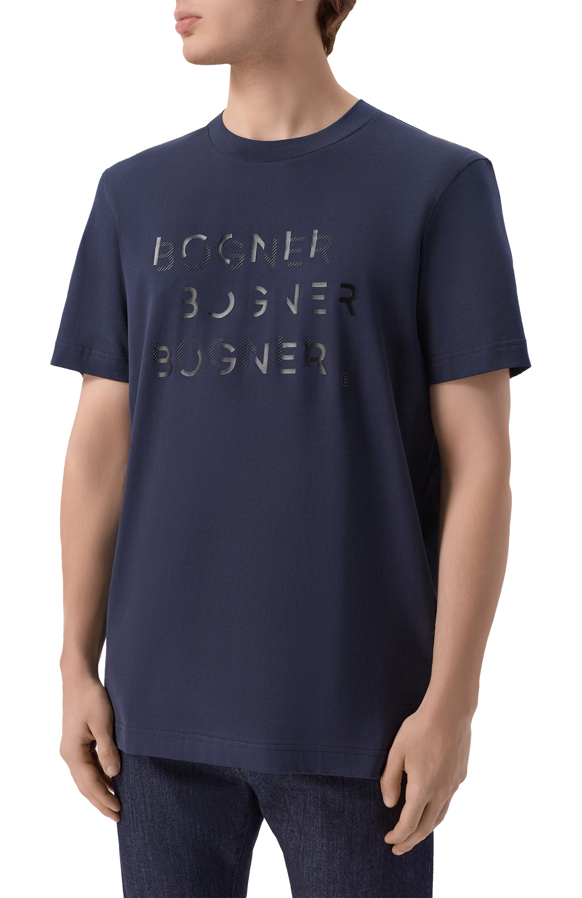 Хлопковая футболка BOGNER, арт. 58146604, фото 3