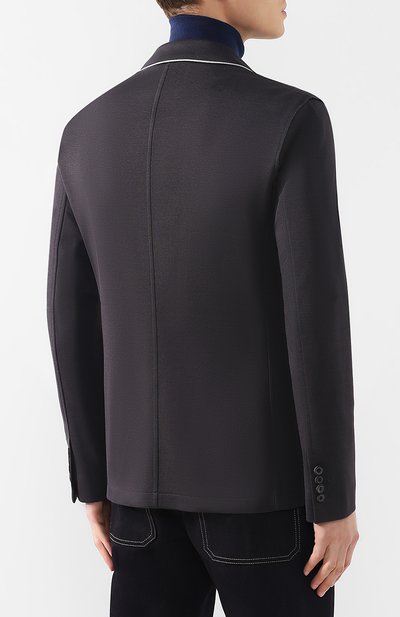 Хлопковый пиджак  LANVIN, арт. RMJA0003P18, фото 4