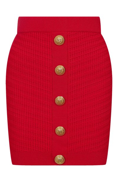 Женская юбка из вискозы BALMAIN, арт. EF0LB039/KI42