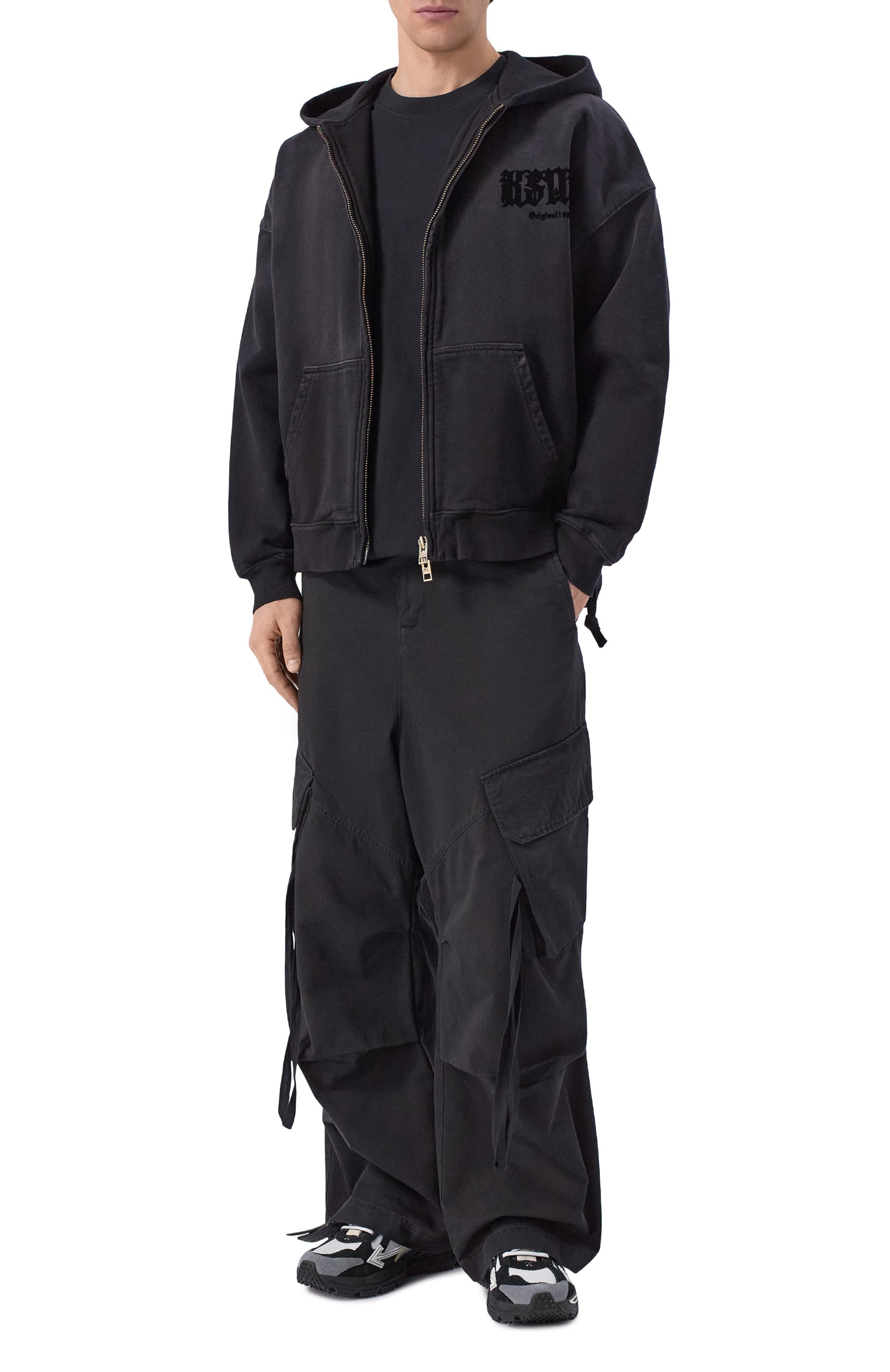 Комбинированные кроссовки be right back OFF-WHITE, арт. 0MIA295S26LEA001, фото 2