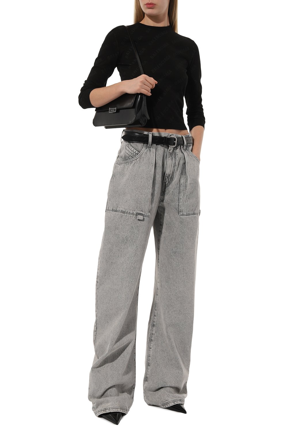 Хлопковый пуловер BALENCIAGA, арт. 750439/T3277, фото 2