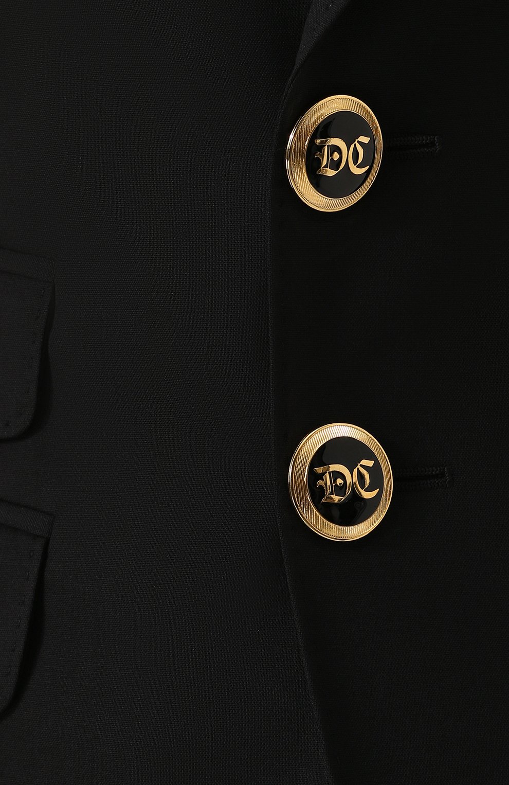 Шерстяной костюм DSQUARED2 черного цвета по цене 135500 руб., арт. S75FT0142/S40320, фото 6 Шерстяной костюм DSQUARED2, арт. S75FT0142/S40320, фото 6