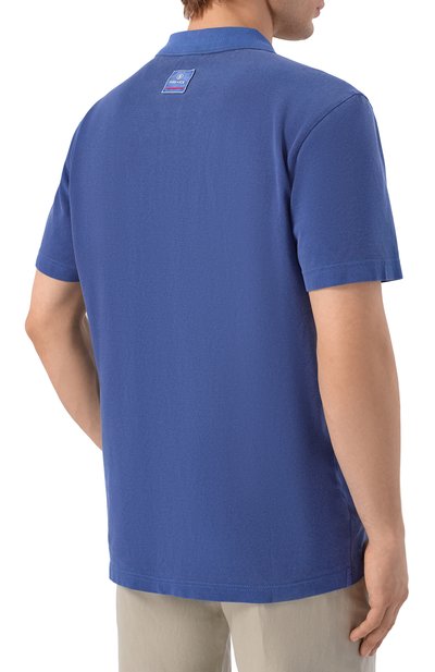 Хлопковое поло BOGNER FIRE+ICE синего цвета по цене 14550 руб., арт. 54379610, фото 4 Хлопковое поло BOGNER FIRE+ICE, арт. 54379610, фото 4