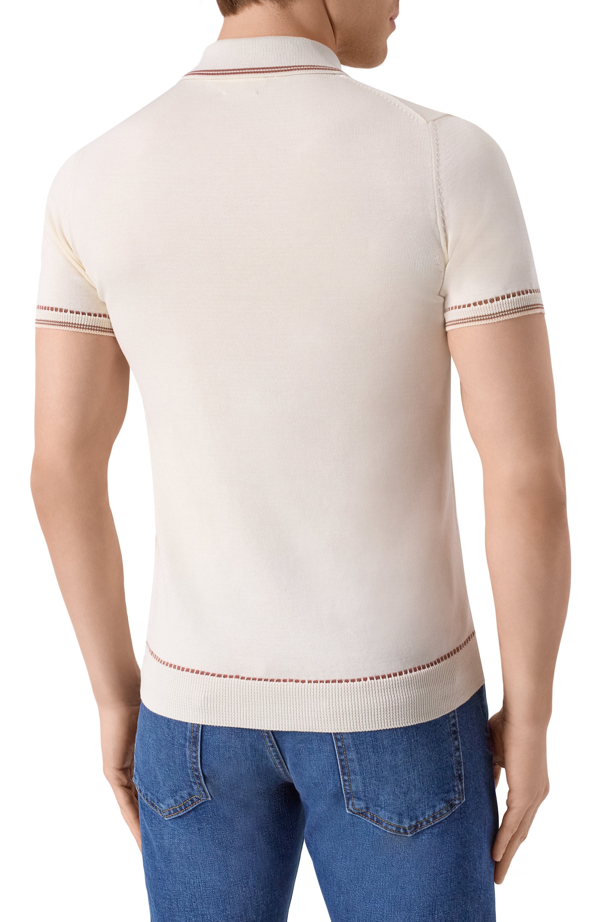 Хлопковое поло DANIELE FIESOLI, арт. DF0327, фото 4