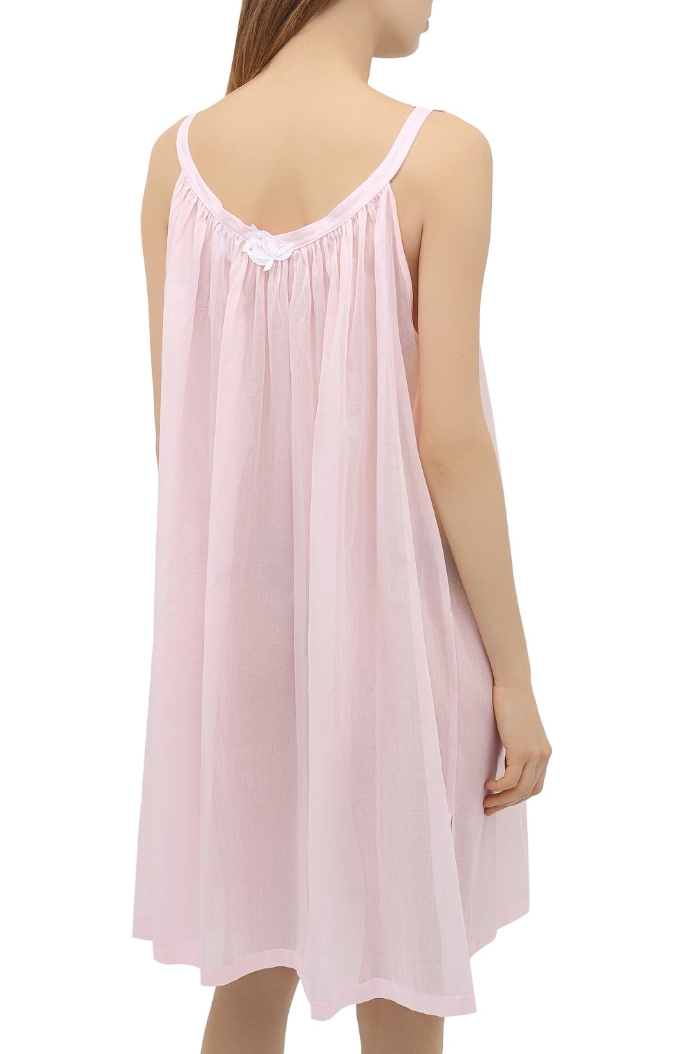 Хлопковая сорочка CELESTINE розового цвета по цене 29950 руб., арт. 30002675/AMINA-1 BD, фото 4 Хлопковая сорочка CELESTINE, арт. 30002675/AMINA-1 BD, фото 4