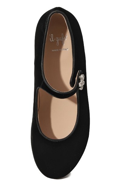 Балетки IL GUFO черного цвета по цене 26600 руб., арт. A23XG285VELLT/35-38, фото 4 Балетки IL GUFO, арт. A23XG285VELLT/35-38, фото 4