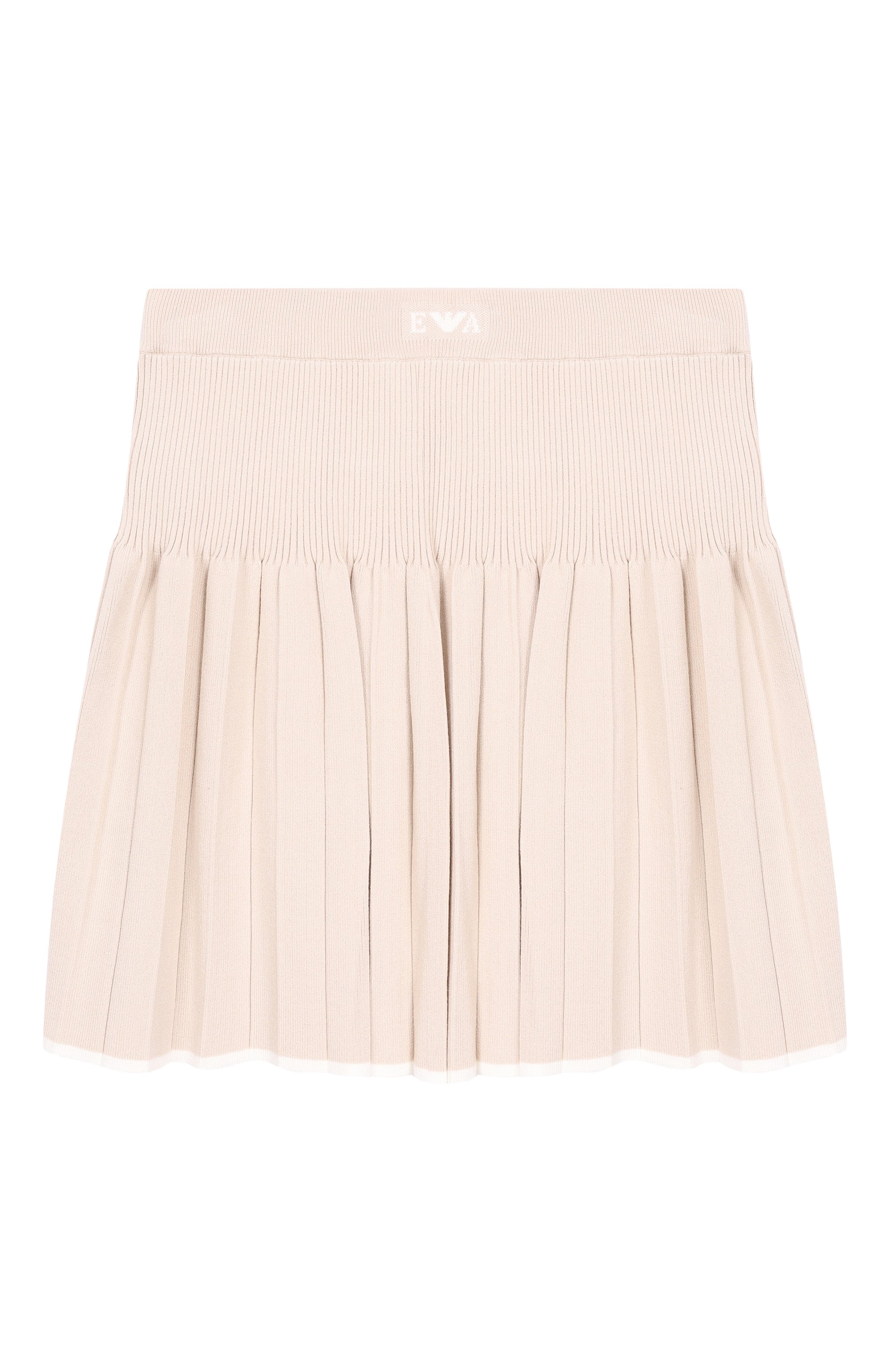 Комплект из футболки и юбки EMPORIO ARMANI светло-бежевого цвета по цене 31750 руб., арт. EG000767/AF22788, фото 4 Комплект из футболки и юбки EMPORIO ARMANI, арт. EG000767/AF22788, фото 4