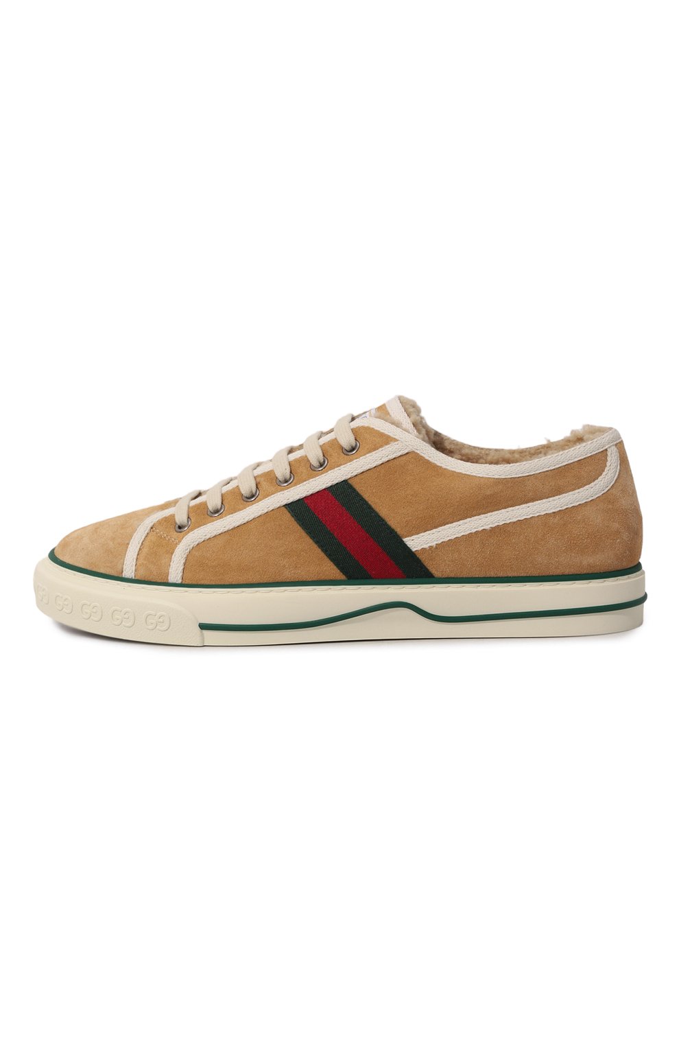 Замшевые кеды tennis 1977 GUCCI, арт. 649329 UAE10, фото 4