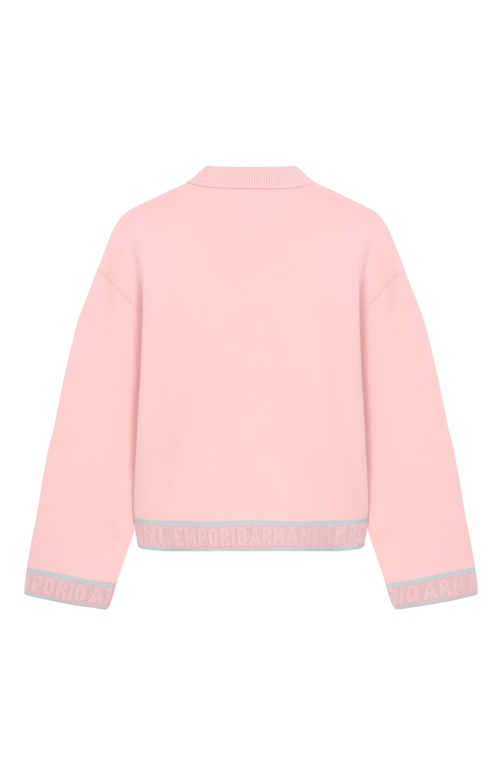 Костюм из толстовки и брюк EMPORIO ARMANI светло-розового цвета по цене 34200 руб., арт. EG000797/AF10126, фото 3 Костюм из толстовки и брюк EMPORIO ARMANI, арт. EG000797/AF10126, фото 3