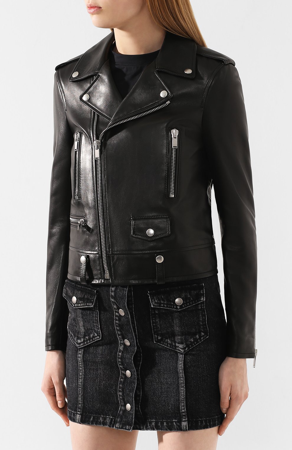 Кожаная куртка SAINT LAURENT, арт. 481862/Y50A2, фото 3