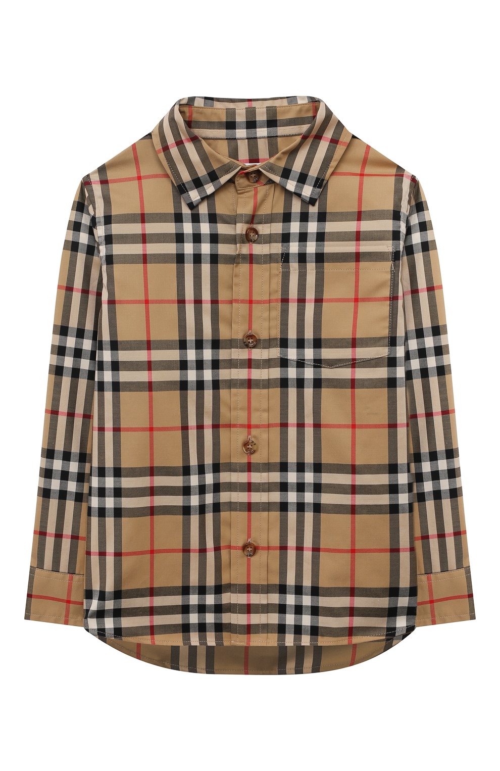 Хлопковая рубашка BURBERRY, арт. 8059637, фото 1