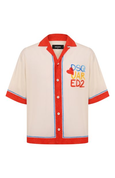 Мужская хлопковая рубашка DSQUARED2, арт. S78DM0044/D35282