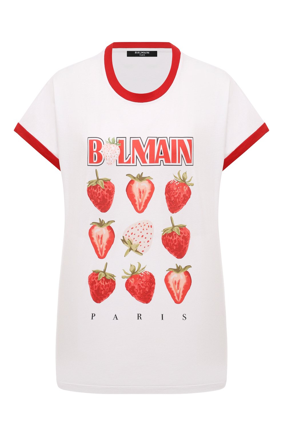 Хлопковая футболка BALMAIN, арт. DF0EF010/GE27, фото 1