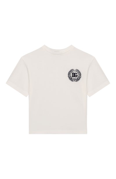 Хлопковая футболка DOLCE & GABBANA, арт. L4JTHV/G7PGK/2-6
