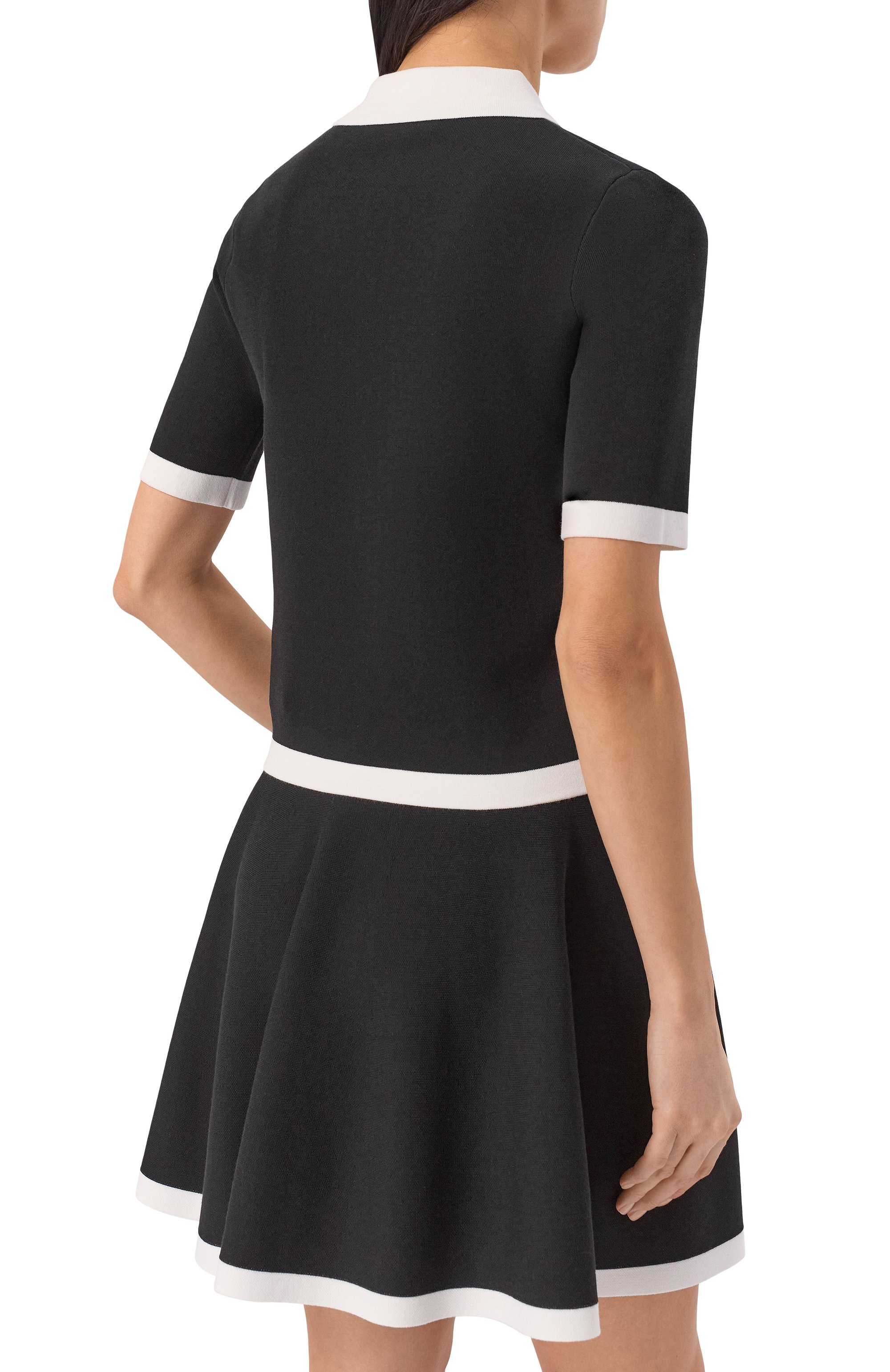 Поло из хлопка и вискозы NINA RICCI, арт. 26PMPU010/ML0596, фото 4