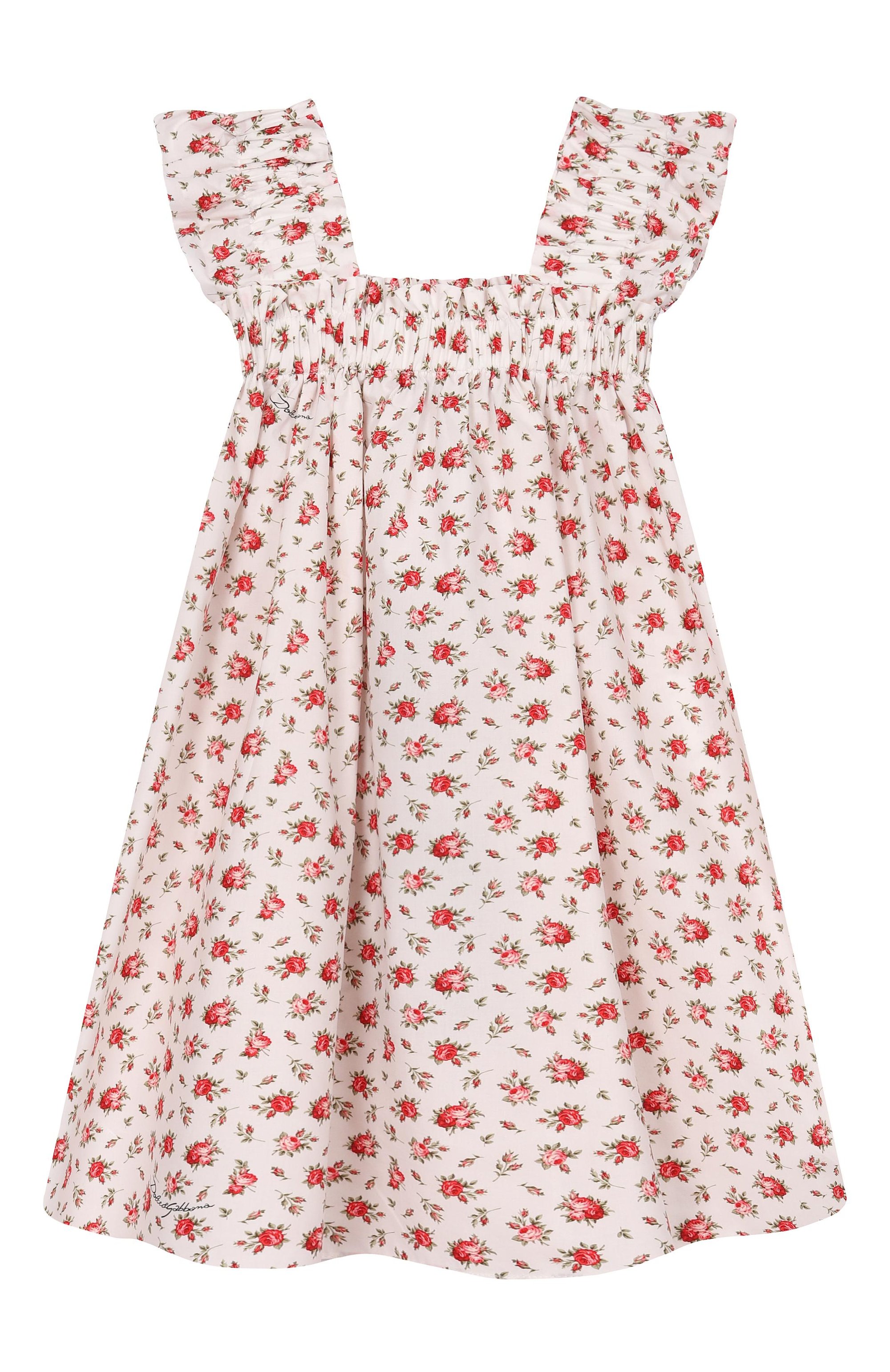 Хлопковый сарафан DOLCE & GABBANA, арт. L54DQ4/HS5UB_001, фото 2