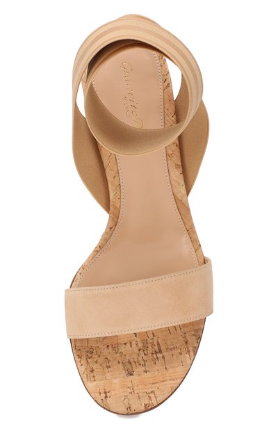 Комбинированные босоножки GIANVITO ROSSI, арт. G31424.60RIC.CEUNUNS, фото 5