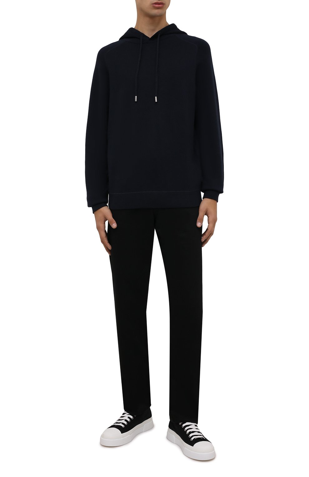 Худи из хлопка и шерсти BOSS, арт. 50457715, фото 2