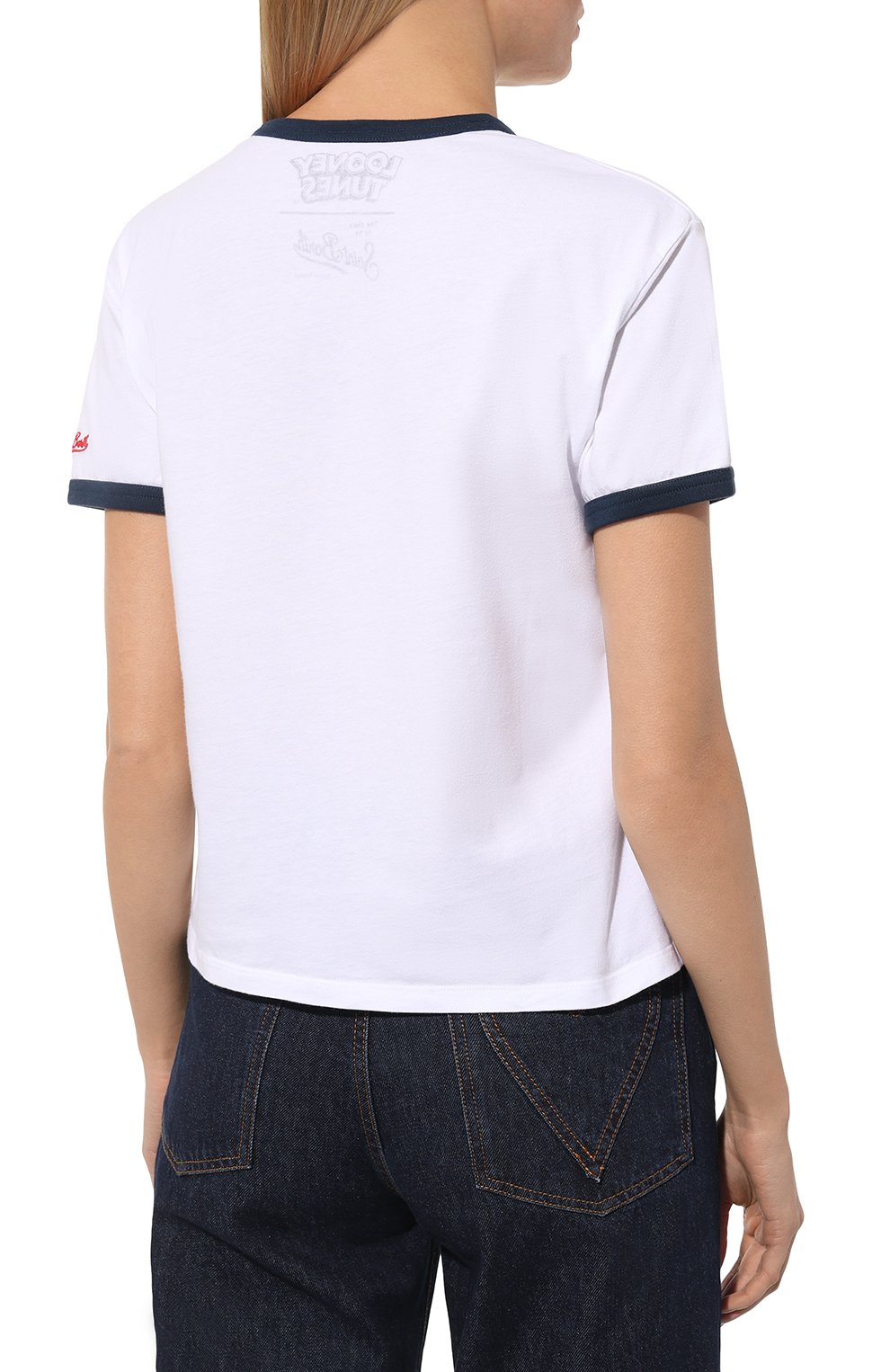 Хлопковая футболка MC2 SAINT BARTH, арт. STBW/EMILIE STRING/00116D, фото 4