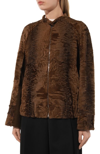 Бомбер из каракуля COLOR TEMPERATURE, арт. КАР-10/529, фото 3