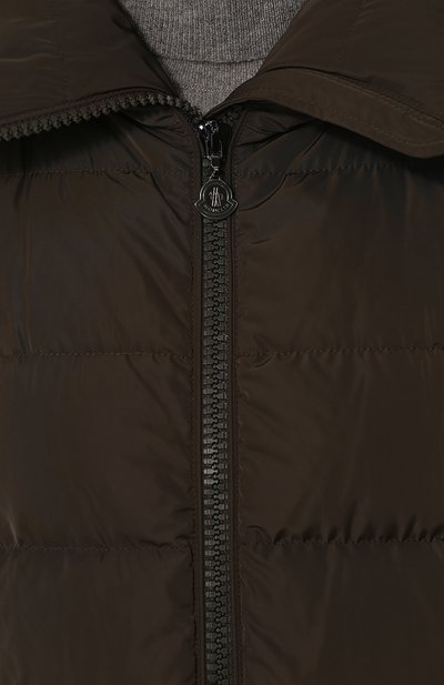 Стеганый пуховик свободного кроя с воротнико м-стойкой MONCLER, арт. C2-093-46963-00-54543, фото 5