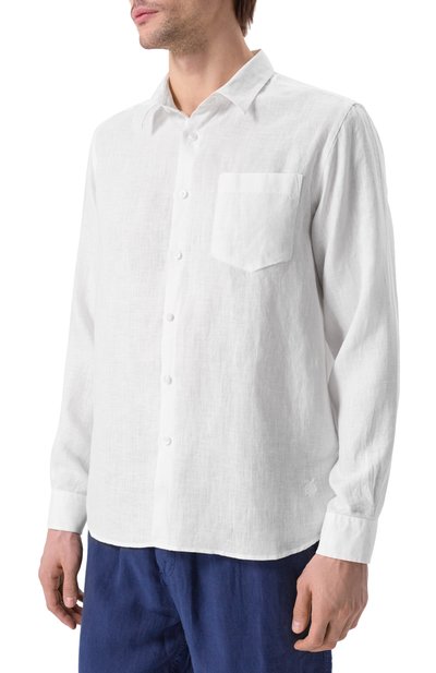 Льняная рубашка VILEBREQUIN, арт. CAR0UBIS/U3U00, фото 3