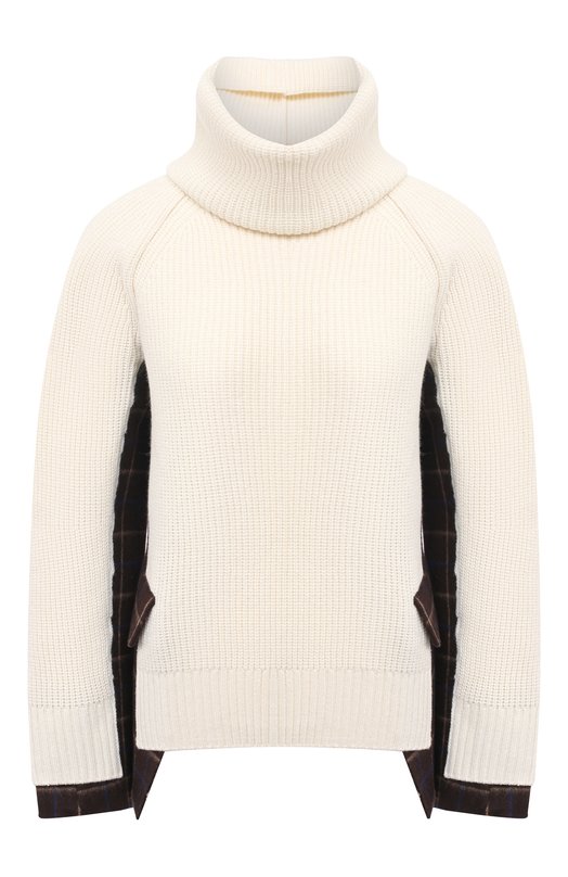 

Шерстяной свитер Sacai, Белый