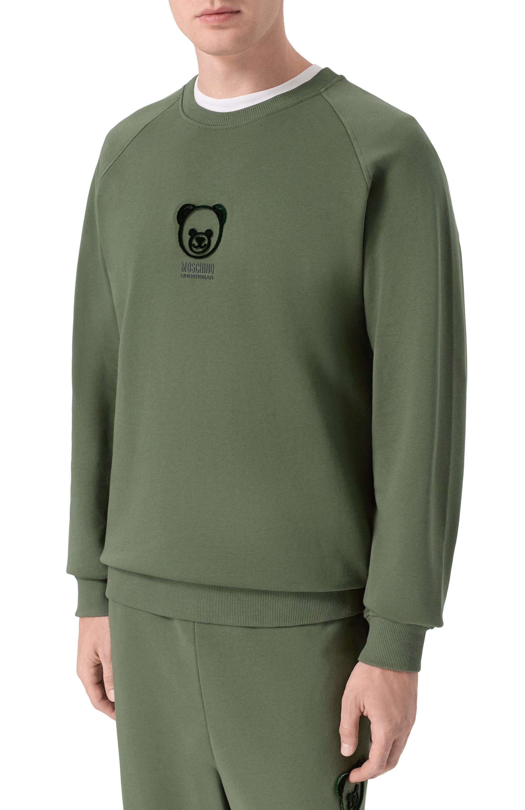 Хлопковый свитшот MOSCHINO, арт. A1707/4418, фото 3