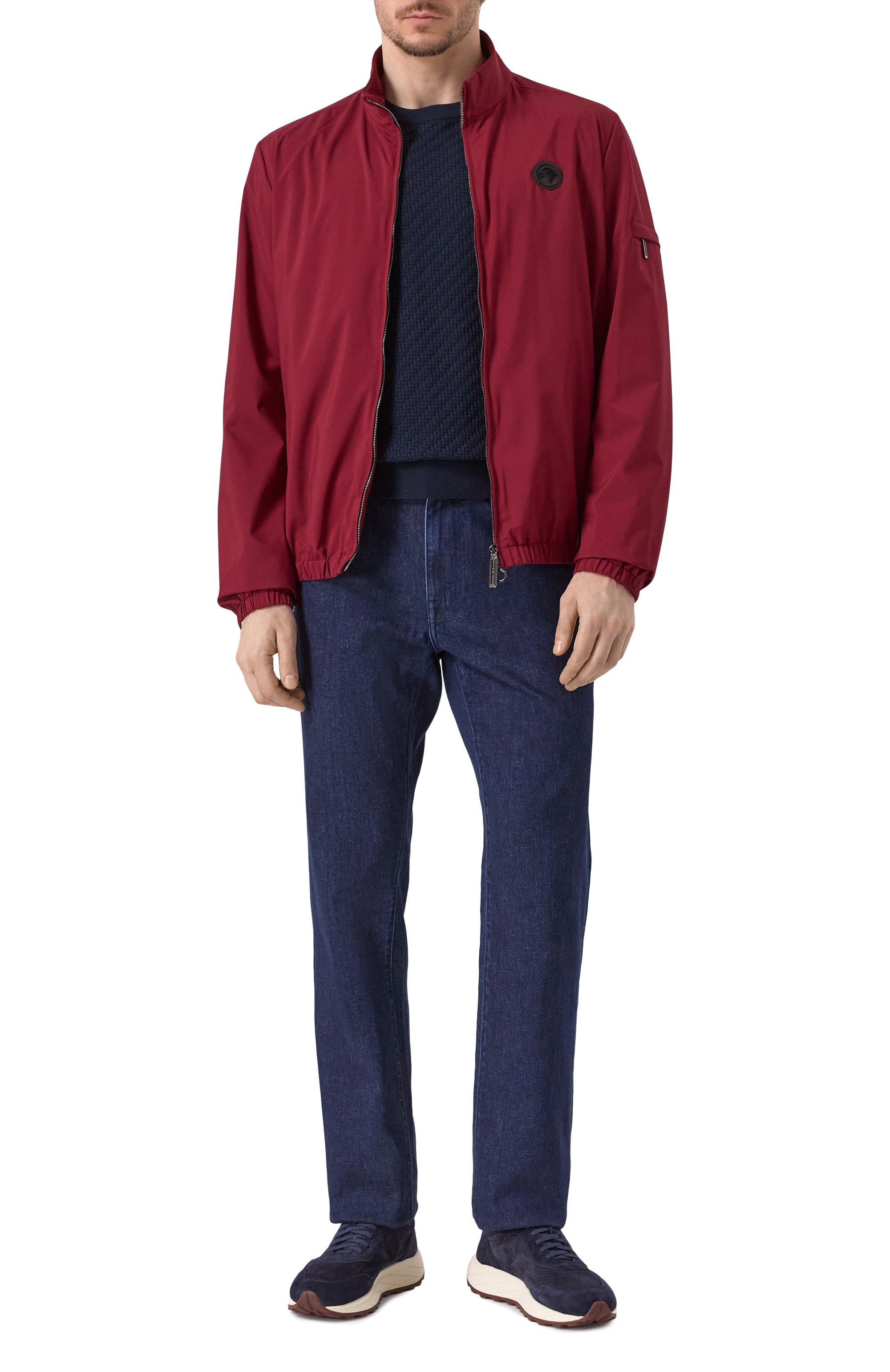 Джемпер из хлопка и шелка BRIONI, арт. UMQ90L/PAK22, фото 2