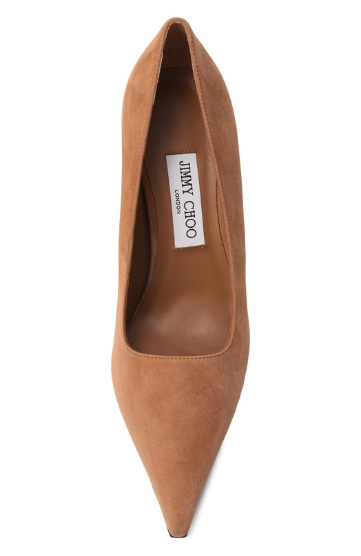 Замшевые туфли Ixia 80 Jimmy Choo IXIA80JRS Бежевый  IXIA80JRS Фото 6