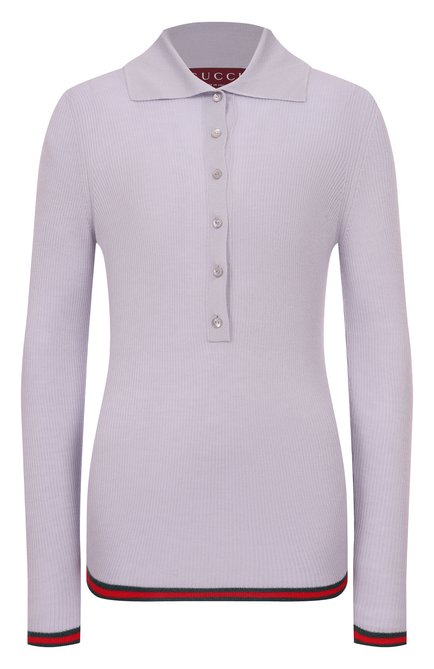 Женское поло из кашемира и шелка GUCCI, арт. 810315/XKD8J