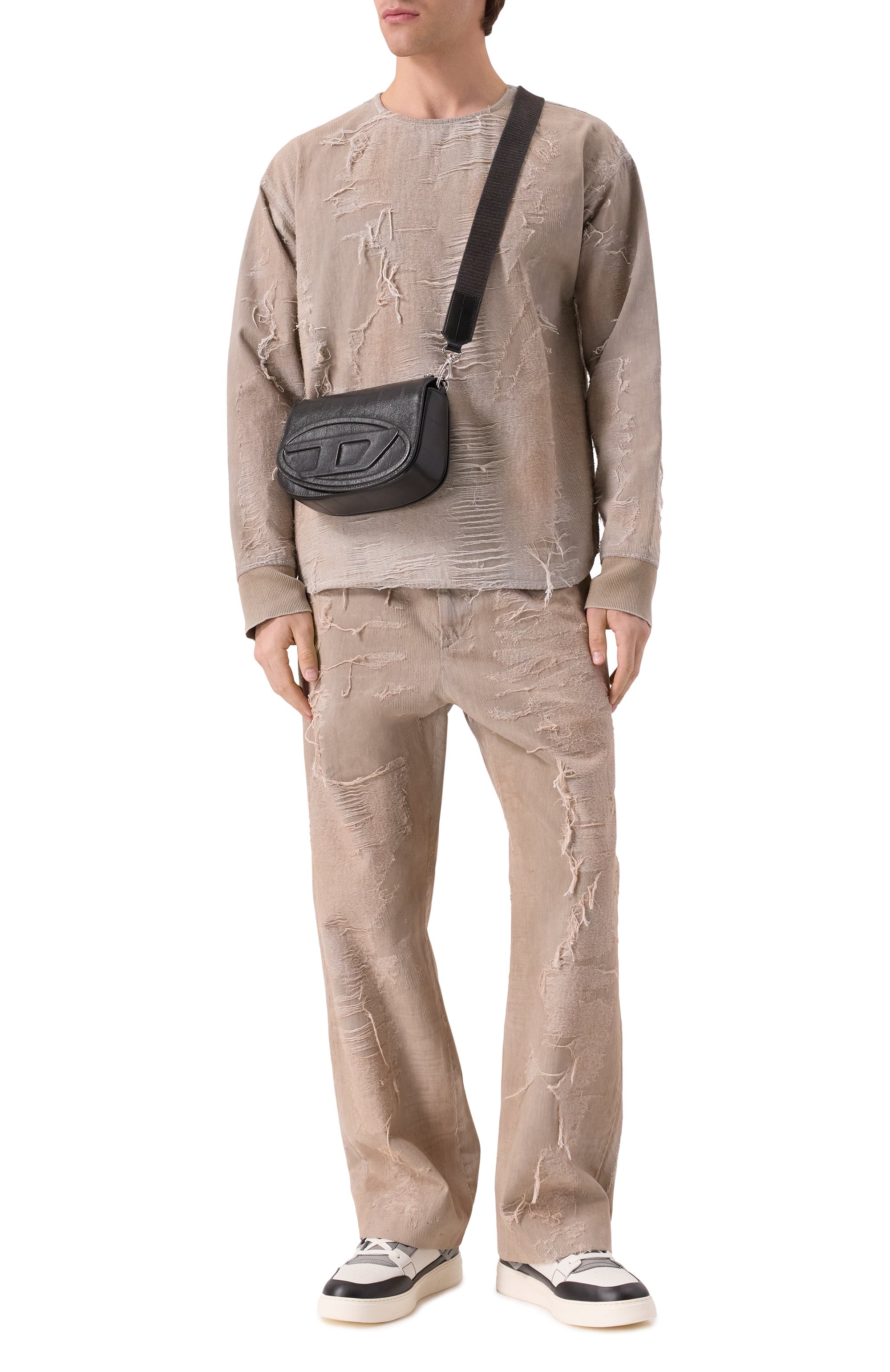 Хлопковый лонгслив DIESEL, арт. A18195/007AU, фото 2