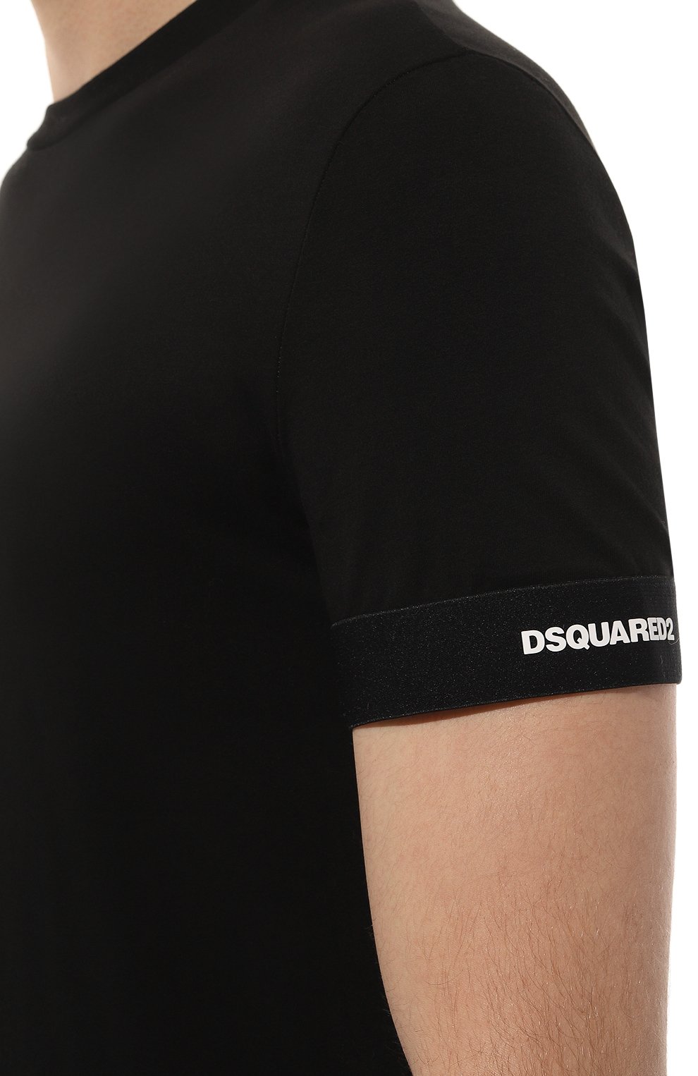 Хлопковая футболка DSQUARED2, арт. D9M3U4810, фото 5