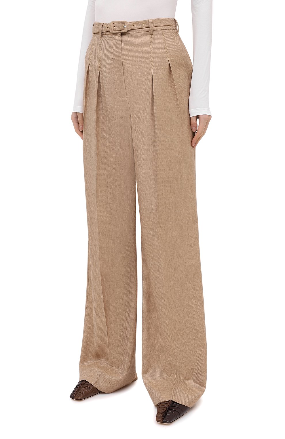 Шерстяные брюки GABRIELA HEARST, арт. 120201 W039, фото 3