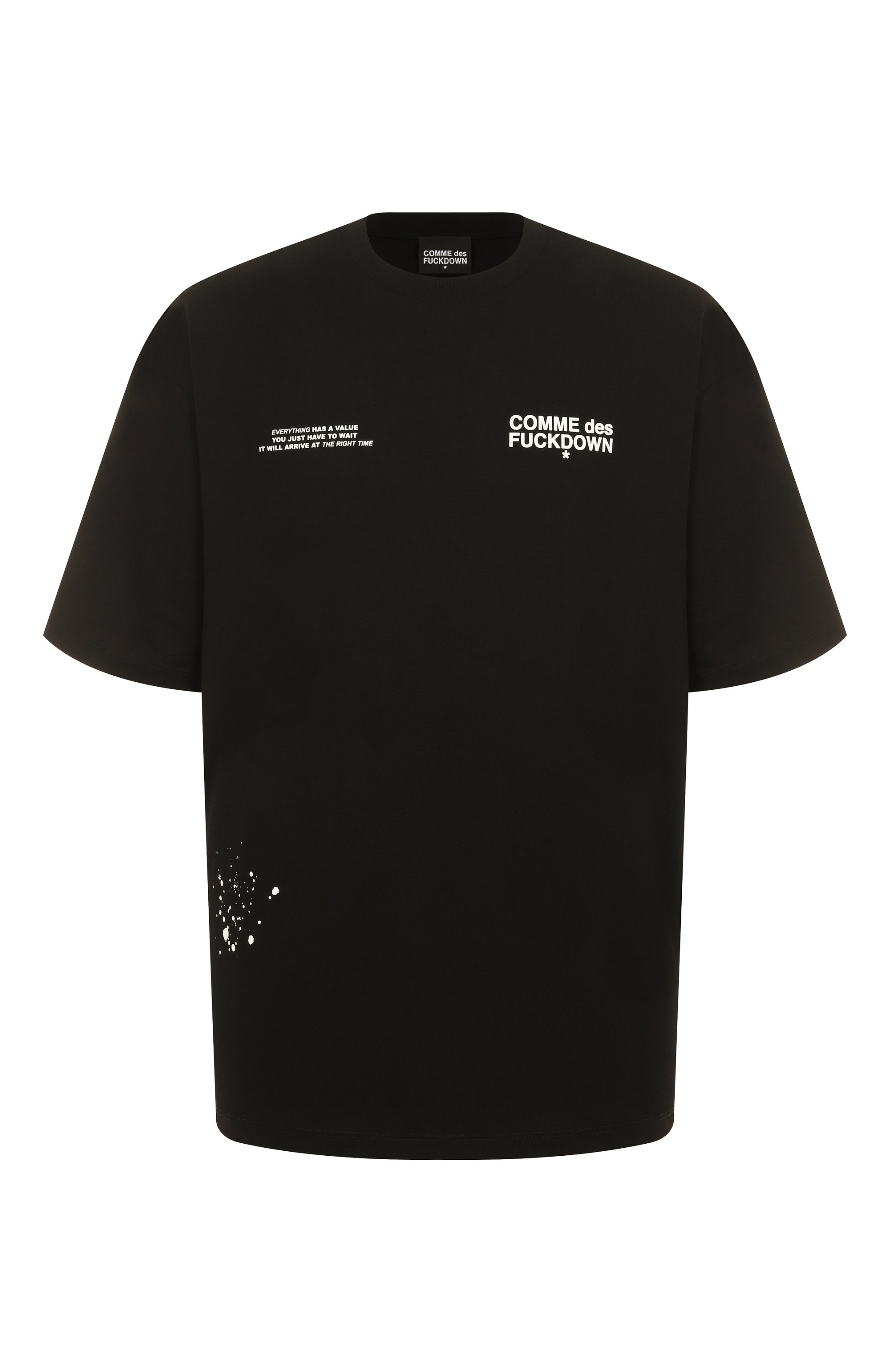 Хлопковая футболка COMME DES FUCKDOWN, арт. CFABW01518, фото 1