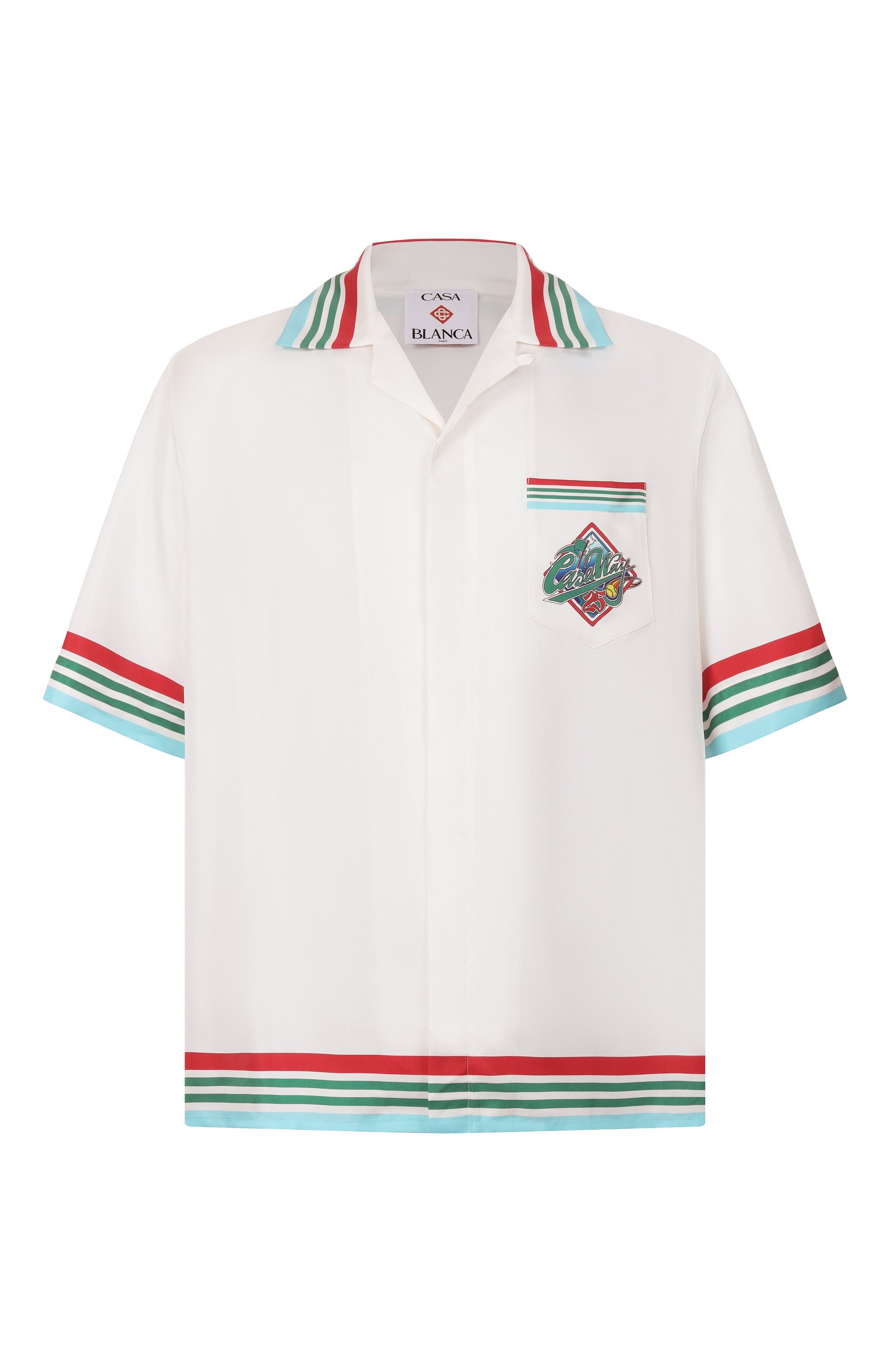 Шелковая рубашка CASABLANCA, арт. U-MS25-SH-003-06, фото 1