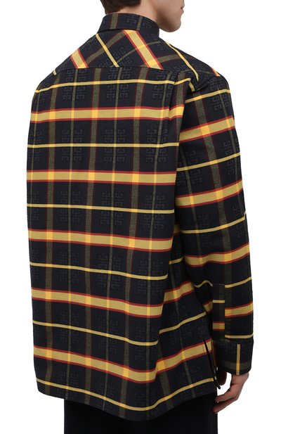 Хлопковая рубашка GIVENCHY, арт. BM60SA141D, фото 4