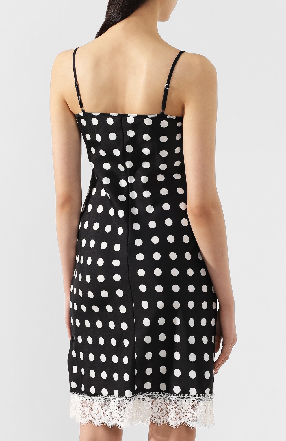 Платье в горох ERMANNO ERMANNO SCERVINO черного цвета по цене 41850 руб., арт. 44 T AB23 FPG, фото 4 Платье в горох ERMANNO ERMANNO SCERVINO, арт. 44 T AB23 FPG, фото 4