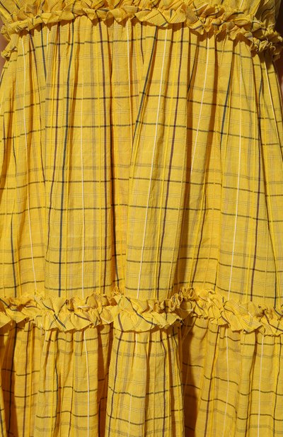 Хлопковое платье LOOM BY RODINA желтого цвета по цене 36300 руб., арт. LBR/SS-DRKH22, фото 4 Хлопковое платье LOOM BY RODINA, арт. LBR/SS-DRKH22, фото 4