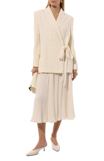 Жакет ELIE SAAB кремового цвета по цене 288000 руб., арт. J0055, фото 2 Жакет ELIE SAAB, арт. J0055, фото 2